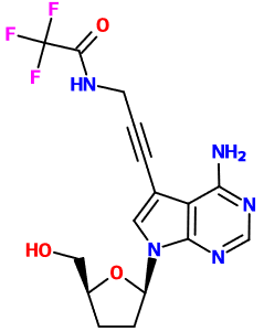 (image for) MC080810 7-TFA-ap-7-deaza-2',3'-dideoxyadenosine